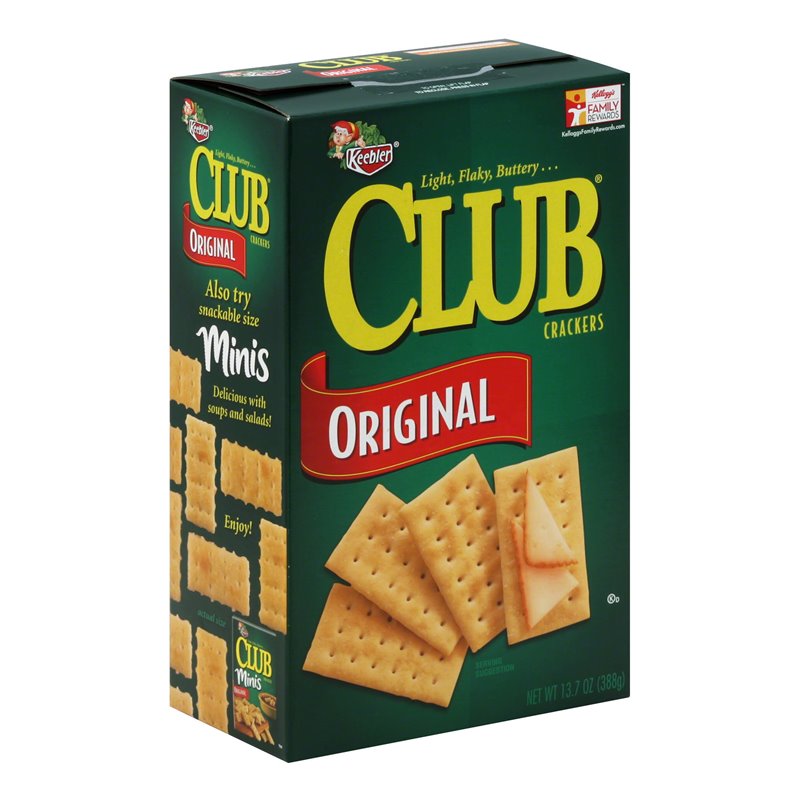 1548 - Keebler Club Crackers Original - 13.7 oz. (12 Pack) - BOX: 12