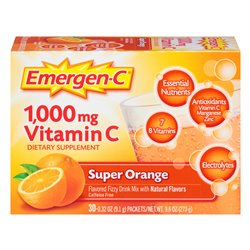 15174 - Emergen-C Vitamin C, Super Orange - 30 Bags - BOX: 3