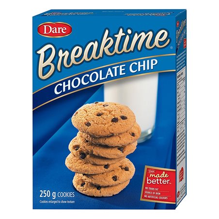 1732 - Breaktime Chocolate Chip - 250g (12 Pack) - BOX: 