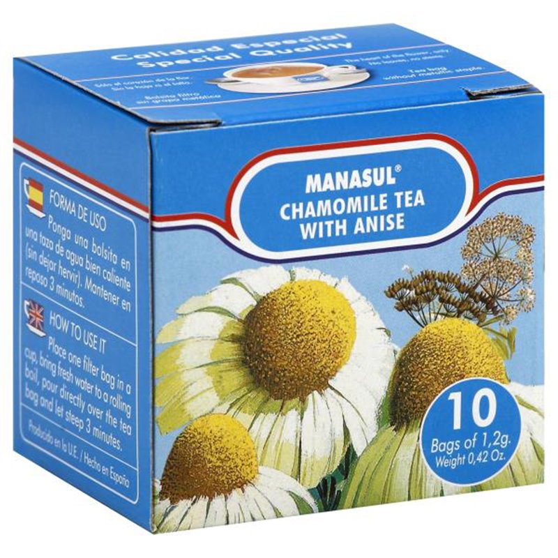 1853 - Manasul Chamomile Tea - 10 Bags (Pack of 24) - BOX: 