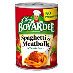 1903 - Chef Boyardee Spaghetti & Meatballs - 14.5 oz. (Pack of 24) - BOX: 24 Units