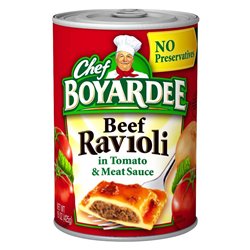 1927 - Chef Boyardee Beef Ravioli - 15 oz. (Pack of 24) - BOX: 24 Units