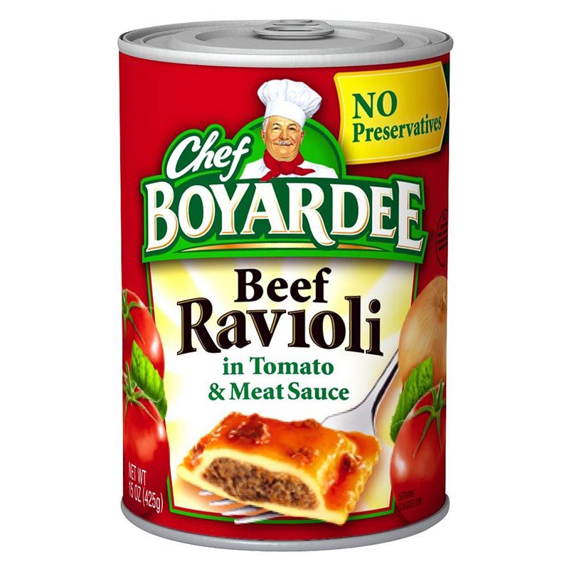 1927 - Chef Boyardee Beef Ravioli - 15 oz. (Pack of 24) - BOX: 24 Units