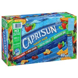 2081 - Capri Sun Variety Pack - 6 fl. oz. ( 40 Pack ) - BOX: 