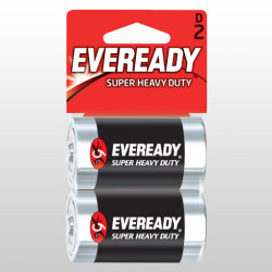 2982 - Eveready Baterries, D - 12 Pack/2ct - BOX: 