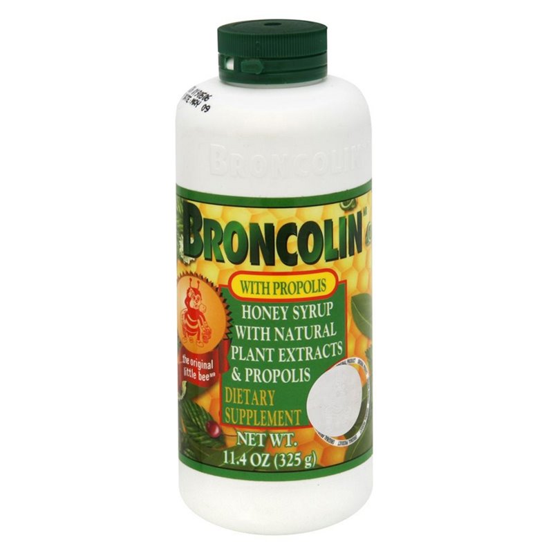 4614 - Broncolin With Propolis - 11.4 fl. oz. - BOX: 72 Units
