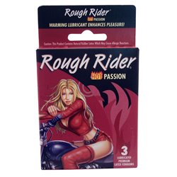 2391 - Rought Rider Condom Passion - 6Pack/3ct - BOX: 