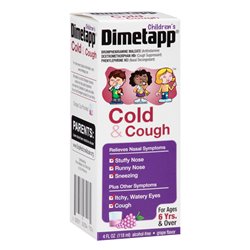 2436 - Dimetapp Children's Cold & Cough - 4 fl. oz. - BOX: 24