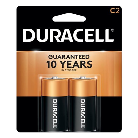 2527 - Duracell Batteries Coppertop, C - 8 Pack/2ct - BOX: 