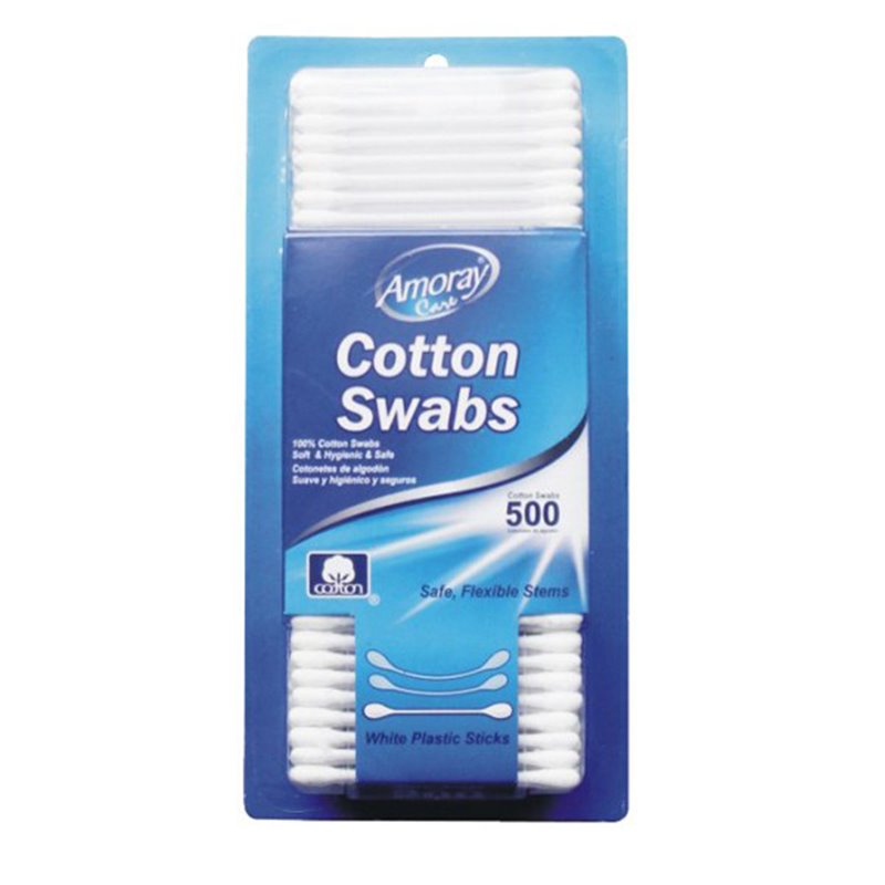 15891 - Cotton Swabs - 500ct - BOX: 48 Units