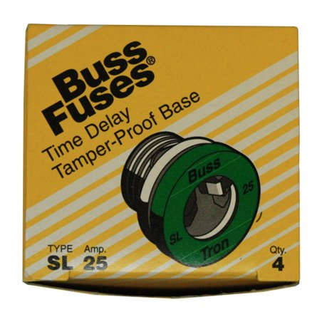 2718 - Buss Fuses, SL 25 - 4ct - BOX: 