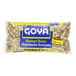6695 - Goya Roman Beans, 1 Lb - (Case of 24 Bags) - BOX: 24 Bags
