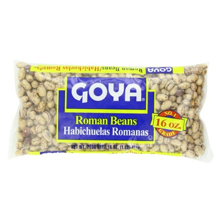 6695 - Goya Roman Beans, 1 Lb - (Case of 24 Bags) - BOX: 24 Bags