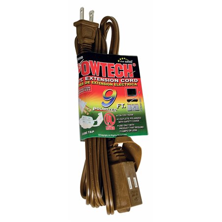 3044 - Extension Cord, Brown - 9 ft. - BOX: 50 Units