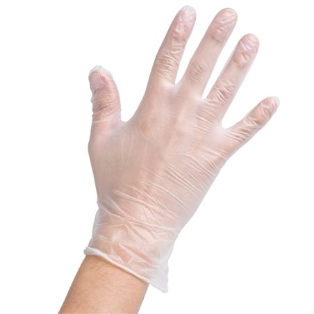 3137 - Polyethylene Deli Gloves Large - 500ct - BOX: 10 Pkg