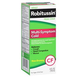 7218 - Robitussin Adult CF - 4 fl. oz. - BOX: 24 Units