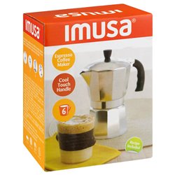 3284 - Imusa Espresso Coffee Maker 6 Cups - BOX: 4 Units