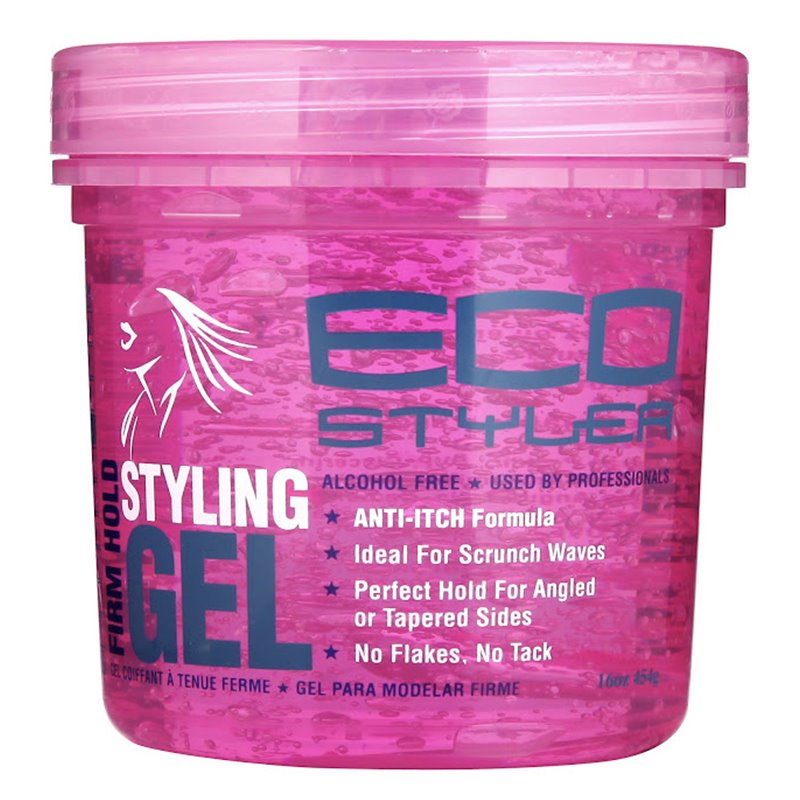 7187 - Eco Styling Gel Pink - 16 oz. - BOX: 6 Units