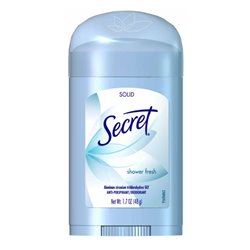 3731 - Secret Deodorant, Shower Fresh - 1.7 oz. - BOX: 12 Units