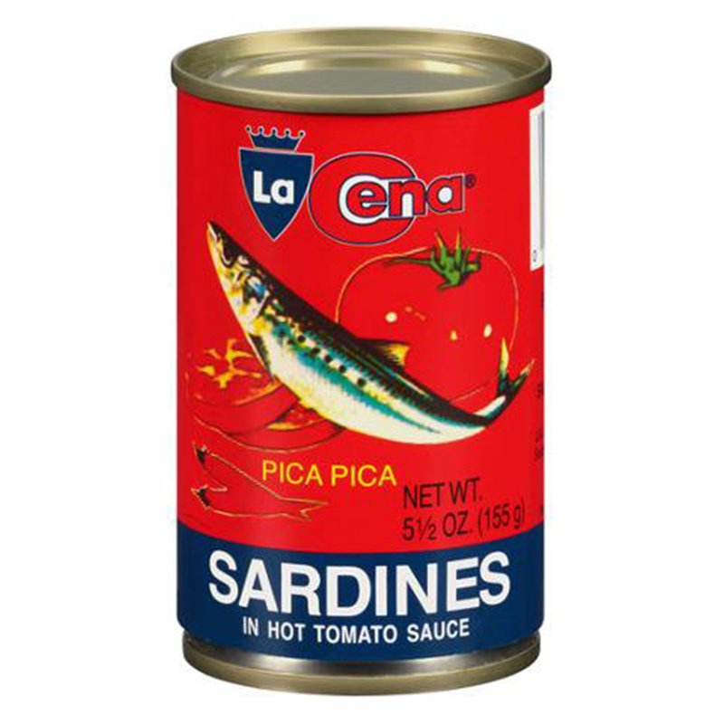 16018 - Sardinas in Hot Tomato Sauce - 5.5 oz. - BOX: 48 Units