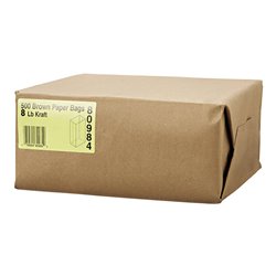 6910 - Paper Bags 8 - 500ct - BOX: 4