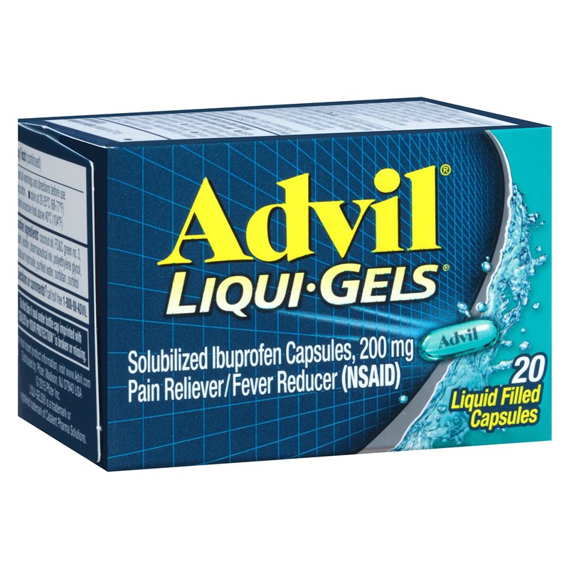 4263 - Advil Liqui-Gels 200mg - 20 Caps - BOX: 