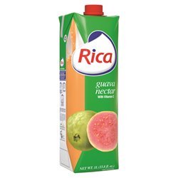 16283 - Rica Juice Guava - 1 Lt. (Pack of 12) - BOX: 12 Units