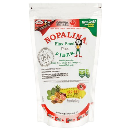 4592 - Nopalina Flax Seed Plus Fiber, 16 oz. - BOX: 50 Unit
