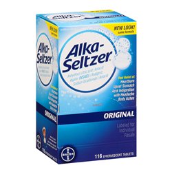 4681 - Alka-Seltzer Original - 116ct - BOX: 