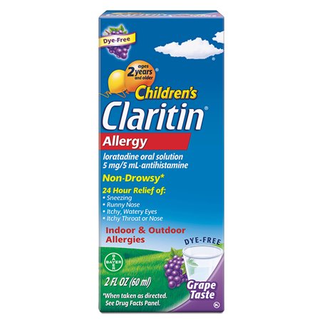4705 - Claritin Children's Allergy Relief - 2 fl. oz. - BOX: 