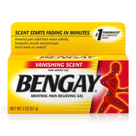 4731 - Bengay Vanishing Scent (Yellow) - 2 oz. - BOX: 36 Units