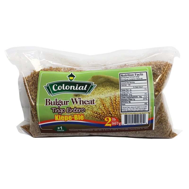 16262 - Colonial Bulgur Wheat - 32 oz. ( 2 lb. ) - BOX: 12 Units