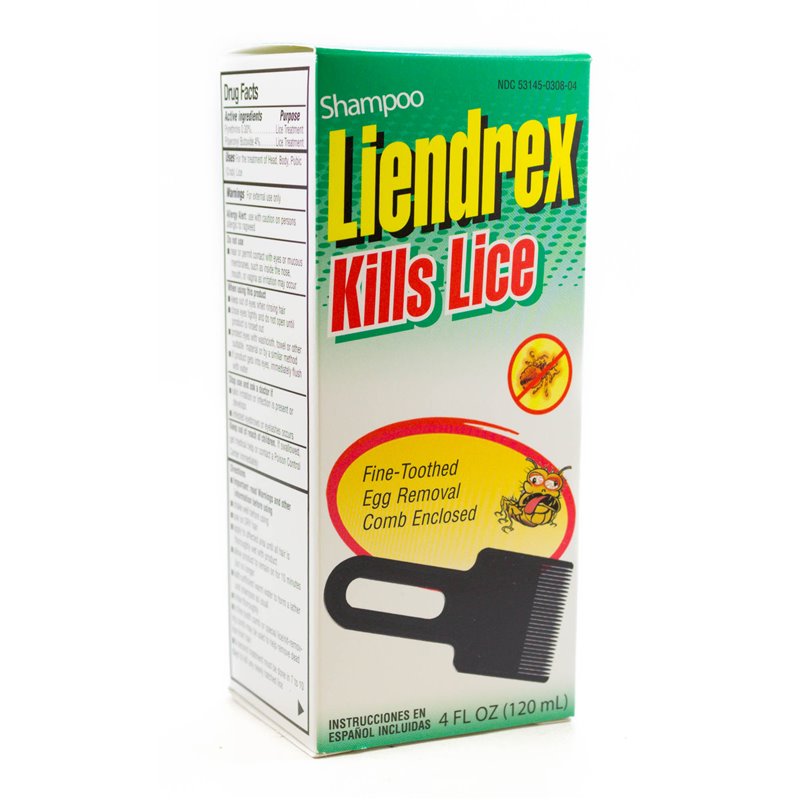 16119 - Liendrex Shampoo Kills Lice - 4 fl. oz. - BOX: 12 Units