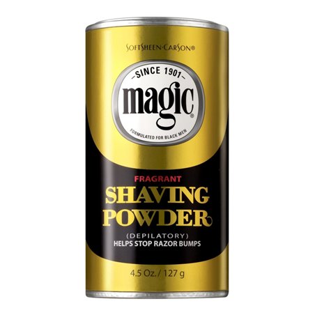 3951 - Magic Shaving Powder, Gold - 5 oz. - BOX: 