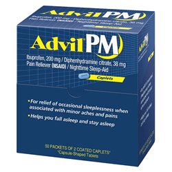 4938 - Advil PM 200mg - 50/2 Caps - BOX: 24 Units