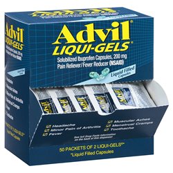 4941 - Advil Liqui-Gels - 50/2 Caps - BOX: 24