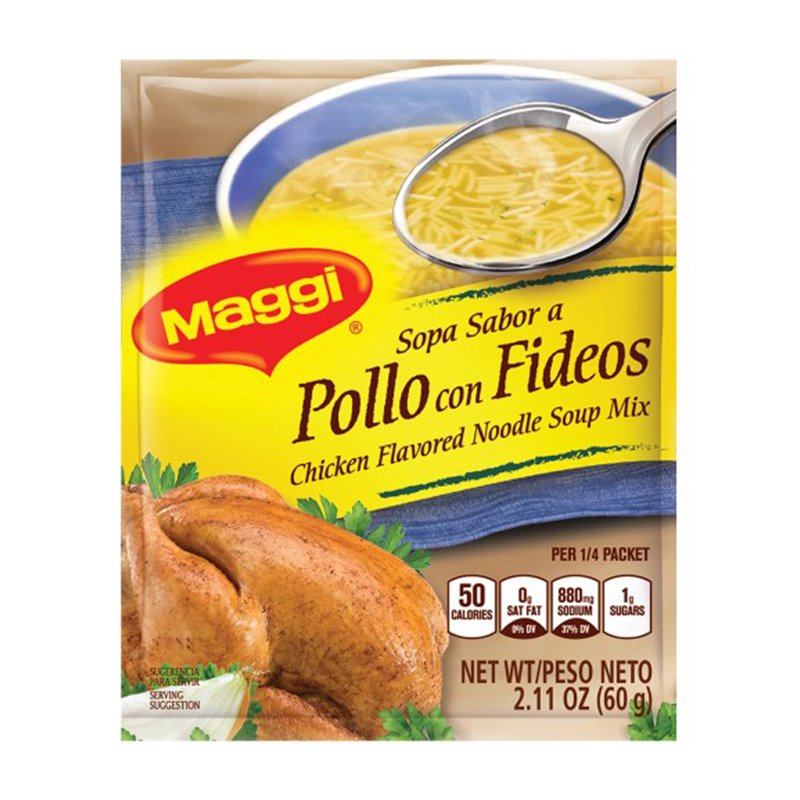 16343 - Maggi Soup Pollo Con Fideos - 12ct - BOX: 2 Pkg