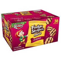 5451 - Keebler Fudge Stripes Minis Original - 36 Pack - BOX: 