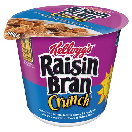 5468 - Kellogg's Raisin Bran Crunch Cereal Cups - 6 Pack - BOX: 10 Pkg