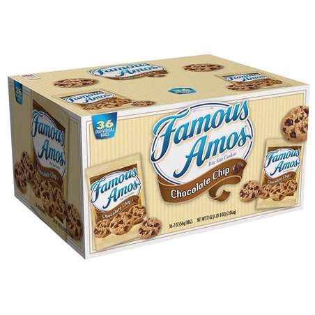 5492 - Famous Amos Chocolate Chip - 36 Pack - BOX: 