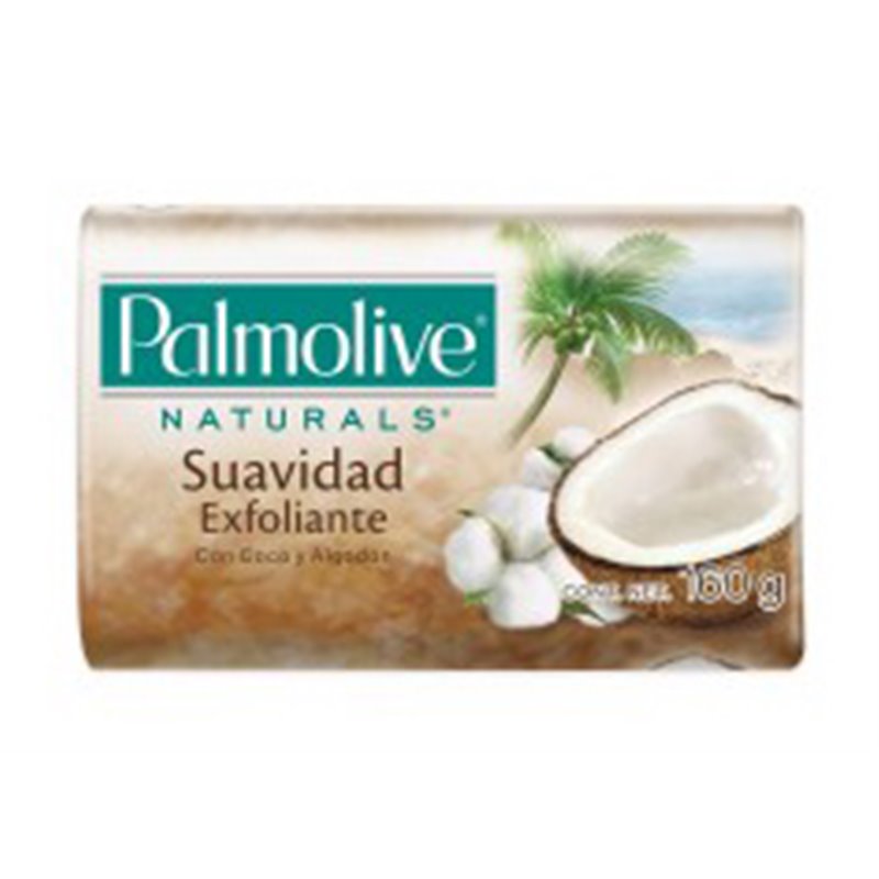 16522 - Palmolive Suavidad Exfoliante, Coconut & Cotton - 160g - BOX: 72 Units