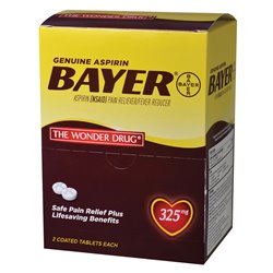 5117 - Bayer Aspirin 325mg - 50/2's - BOX: 