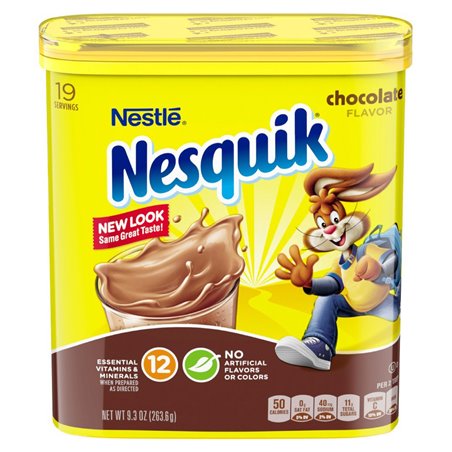1 - Nesquik Powder Chocolate - 9.3 oz. (Pack of 12) - BOX: 12