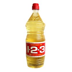 16718 - 1-2-3 Vegetable Oil - 16.9 fl. oz. (Case of 24) - BOX: 