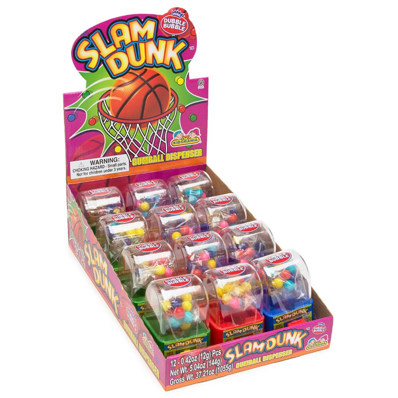 6825 - Dubble Bubble Slam Dunk - 12 Count - BOX: 12 Pkg
