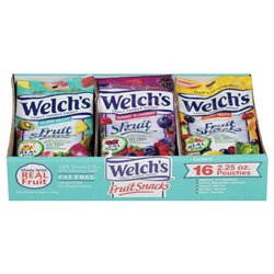 16663 - Welch's Fruit Snacks Variety Pack (Green) - 16 Bags - BOX: 8 Units