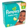 7468 - Pampers Baby Dry Diapers, Jumbo Pack, Size 5 - 4/24's - BOX: 4/24'S