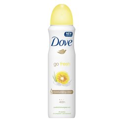 16634 - Dove Deodorant Spray, Go Fresh Grapefruit & Lemongrass - 150ml - BOX: 12 Units