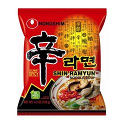 16673 - Nongshim Shin Ramyun Noodle Soup, Spicy - ( 16 Pack ) - BOX: 