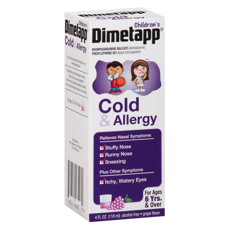 7716 - Dimetapp Children's Cold & Allergy - 4 fl. oz. - BOX: 24
